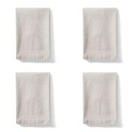 Amalfi Sorrento Liveable Linen Napkins 4pcs Set Taupe 45x45x1cm