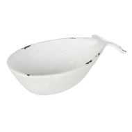 Society Home Finn Whale Dish White 13.3x25x7cm