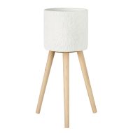 Rogue Milos Planter Stand Large White 27x27x60cm