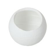 Rogue Ithaca Round Planter Medium White 16x16x16cm