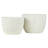 Rogue Florence Seam Planter 2pcs Set Beige 50x50x36cm