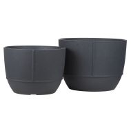 Rogue Florence Seam Planter 2pcs Set Black 50x50x36cm