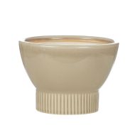 Rogue Rouen Bowl Planter Medium Beige 14x14x10cm