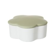 Emporium Cisco Trinket Box White & Green 11x11x5.1cm