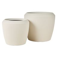 Rogue Vienna Planter 2pcs Set White 56x56x49cm