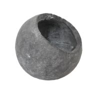 Rogue Ithaca Round Planter Medium Grey 16x16x16cm