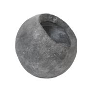 Rogue Ithaca Round Planter Small Grey 11x11x12cm