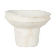 Amalfi Hepburn Decorative Footed Bowl Natural 25x25x18cm