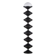 Academy Martyn Swirl Floor Lamp Black 24x24x140cm