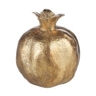 Amalfi Agnes Large Pomegranate Sculpture Gold 10x10x12cm