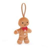 Jellycat Festive Folly Gingerbread Fred Beige 2x4x10cm