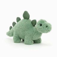 Jellycat Fossilly Stegosaurus Small Green 19x6x8cm