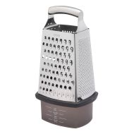 SVNA Premium Stainless Steel Box Grater with Storage Box 26x16.8x13.2cm