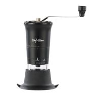 Leaf & Bean One Hand Smart Coffee Grinder Black & Clear 19x11.5x23cm