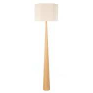 Grand Designs Flint Floor Lamp Natural & Brown 52x52x158cm