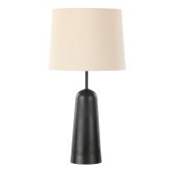 Amalfi Rylan Table Lamp Black 32x32x63cm