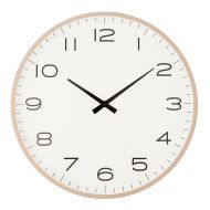 Amalfi Cody Wall Clock White & White Wash 51x5x51cm