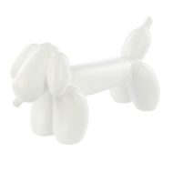 Emporium Bubbles Balloon Dog Sculpture White 21x10x10cm