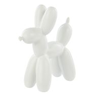 Emporium Bubbles Balloon Dog Sculpture White 18x7x20cm