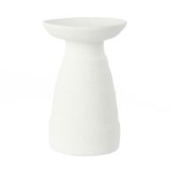 Amalfi Kamari Candle Holder Small White 10x10x16cm