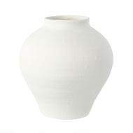 Amalfi Kamari Clay Vase Medium White 25x25x25cm