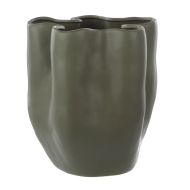 Amalfi Fluid Stoneware Collection Vessel Green 29.3x26.8x33.3cm