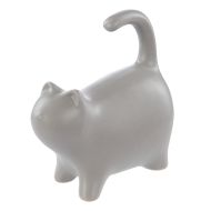 Emporium Mama Cat Sculpture Grey 14.4x6.8x13.2cm