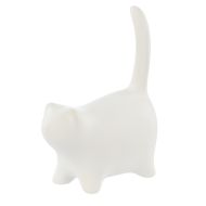 Emporium Baby Cat Sculpture White 10.6x5.4x12.8cm