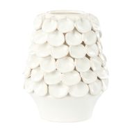 Amalfi Flor Ceramic Handmade Vase Small White 15x15x20cm