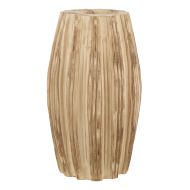 Rogue Dansk Ribbed Vessel Large Natural 21x21x37cm