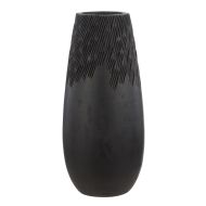 Rogue Dansk Textured Vessel Large Black 18x18x41cm