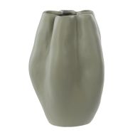 Amalfi Fluid Stoneware Collection Vessel Tall Green 17x17x24.2cm