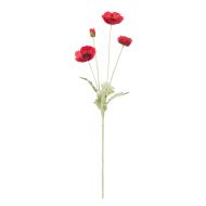 Rogue Poppy Spray Red 60x8x12cm