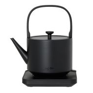 Leaf & Bean Hygge Stainless Steel Electric Kettle 600ml Black 20.5x16.3x24.8cm