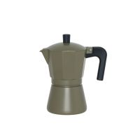 Leaf & Bean Piazza Stovetop Espresso Maker 6 Cups Mid Green 16.7x10x19.2cm