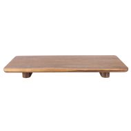 Davis & Waddell Theo Acacia Wood Raised Serving Platter Natural 45x20x3cm