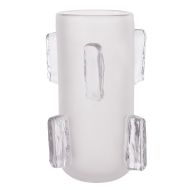 Grand Designs Enver Glass Vase Medium Clear 22x22x32cm