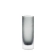 Grand Designs Griffin Glass Vase Small Grey 8.3x8.3x20cm