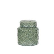 Society Home Ciana Ginger Jar Reactive Green 14.7x14.7x16cm