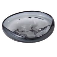 Grand Designs Organic Shape Shallow Bowl Smoke 36x34x10.5cm