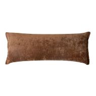Grand Designs Velvet Cushion Brown 40x100x10cm