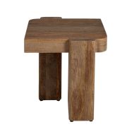 Grand Designs Wooden Block Side Table Natural 50x50x50cm