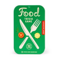 Kikkerland Food Trivia Tin Multi-Coloured 6x2x10cm