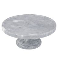 Davis & Waddell Nuvolo Marble Footed Cake Stand Grey 25x25x10cm