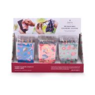 The Australian Collection Microfibre Cleaning Cloth - Andrea Smith (5 Asst/30 Disp) Multi-Coloured 3x2.5cm