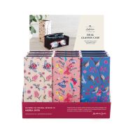 The Australian Collection Double Glasses Case - Andrea Smith CDU 9pcs/3 Assorted 22.5x6.7x6.7cm