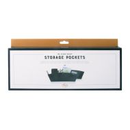 Maverick In-Car Seat Storage Pockets-Set of 2 Black 35.5x11x3cm