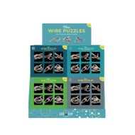 Discovery Zone Mini Wire Puzzles Set of 6 - CDU 16pcs/4 Assorted (New Item Code) 12.2x2.7x.14.2cm