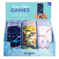 Discovery Zone Water Filled Games CDU 24pcs/3 Assorted 6.7x0.7x13.8cm