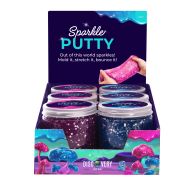 Discovery Zone Sparkle Putty CDU 6pcs/2 Assorted (New Item Code) 8.5x8.5x10cm